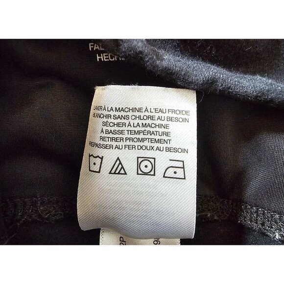 Natural Reflections Leggings Womens Black Knit Size Medium - Picture 3 of 5